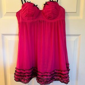 Hot Pink Babydoll